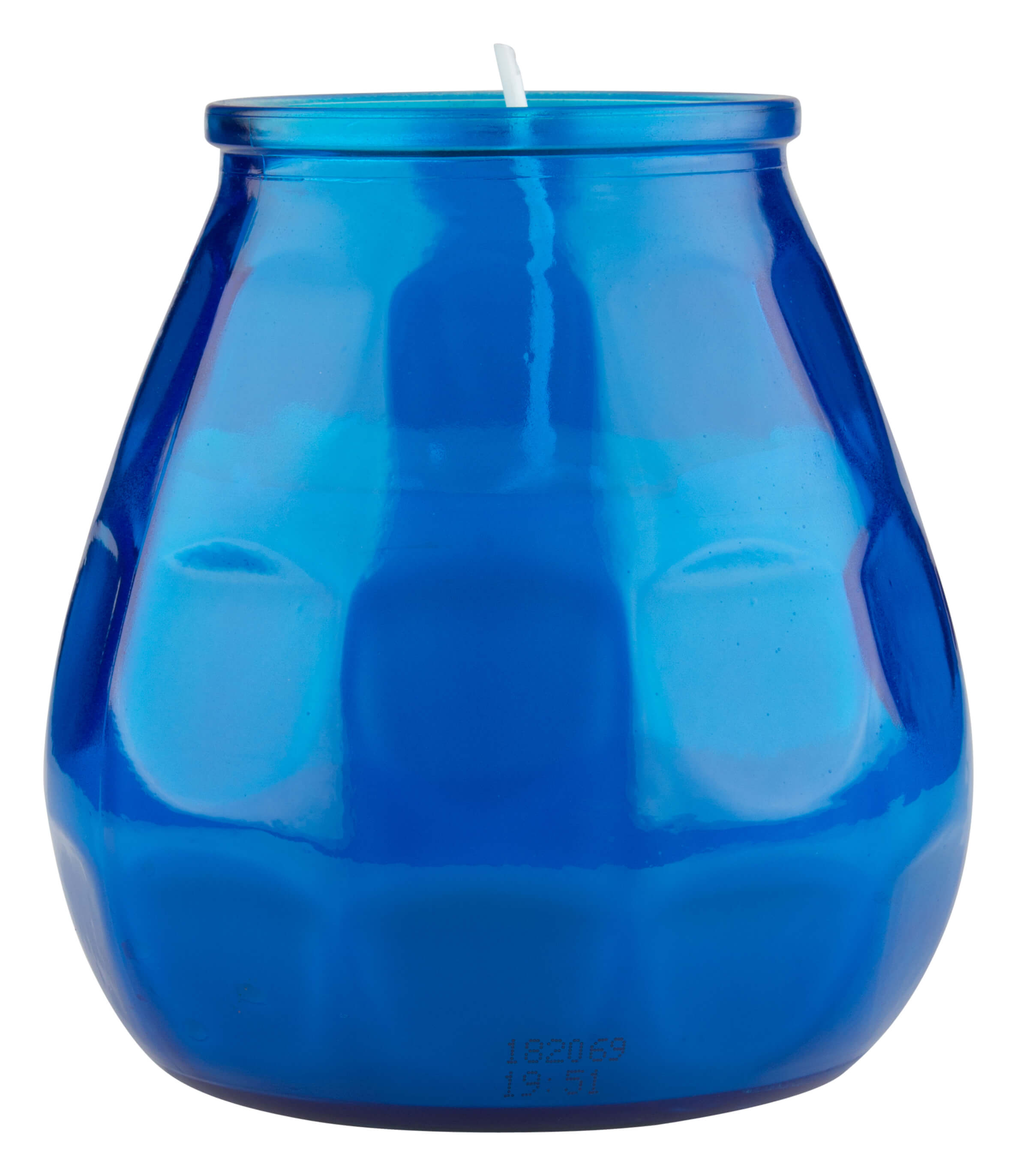 Windlicht Twilight, Bolsius Professional, 70 Std., 10,4x9,9cm - blau (1 Stk.)