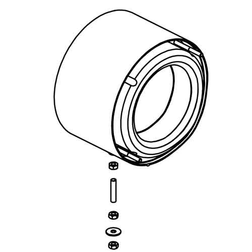 09315 - Santos #9 - Stator komplett 220V 50Hz