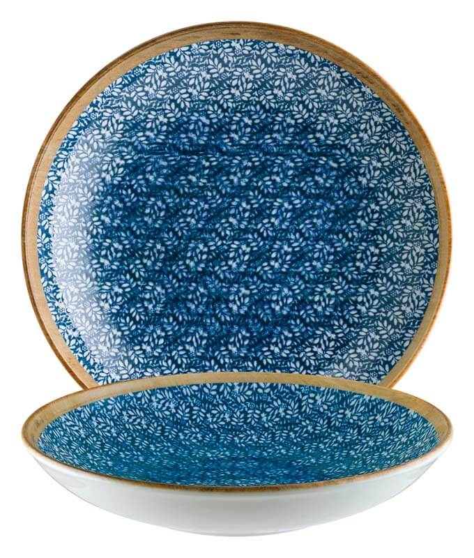 Bonna Lupin Bloom Teller tief 25cm blau - 6 Stück Bonna Lupin Bloom Teller tief 25cm blau - 6 Stück