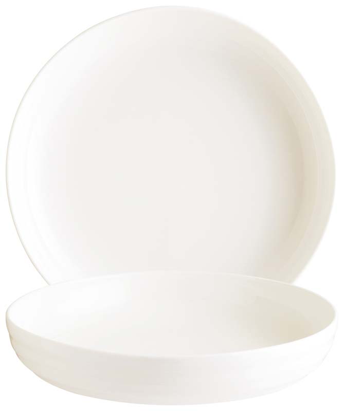 Bonna Pott Bowl Cream 22cm, 107cl creme - 6 Stück Bonna Pott Bowl Cream 22cm, 107cl creme - 6 Stück