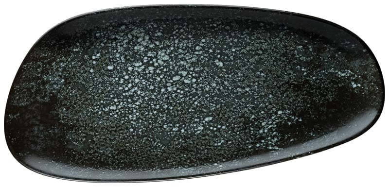 Bonna Cosmos Black Vago Platte oval 36cm schwarz - 12 Stück