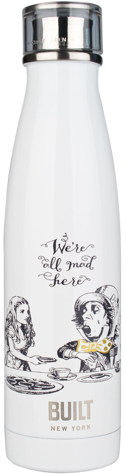 Thermosflasche Built, Alice in Wonderland - 500ml