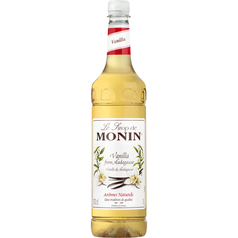 Vanille aus Madagaskar - Monin Sirup, PET-Flasche (1,0l) Vanille aus Madagaskar - Monin Sirup, PET-Flasche (1,0l)