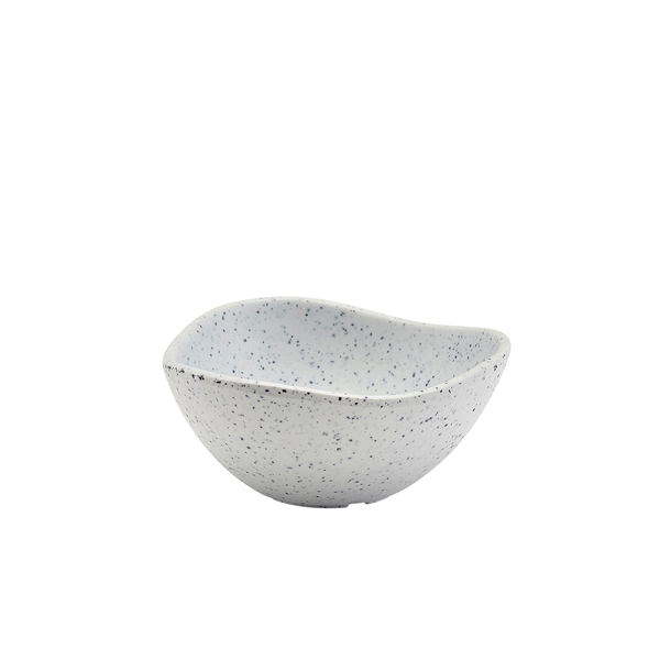 Schüssel, dreieckig, Melamin, Granitoptik weiß - 100ml / 8,5cm (24 Stk.) Schüssel, dreieckig, Melamin, Granitoptik weiß - 100ml / 8,5cm (24 Stk.)