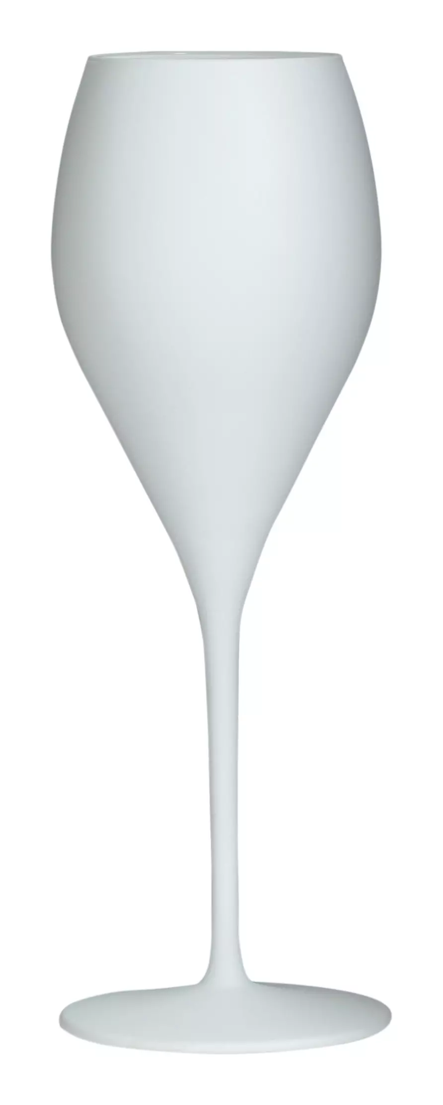 Champagnerglas, matt weiß, Black&White Stölzle - 343ml Champagnerglas, matt weiß, Black&White Stölzle - 343ml