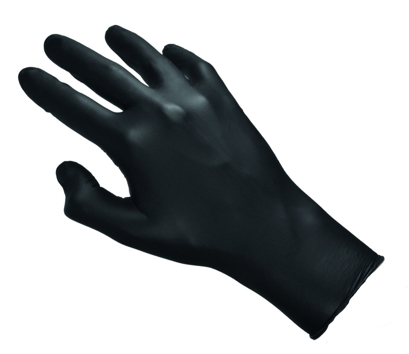 Nitril-Handschuhe, schwarz - puderfrei (100 Stk.)