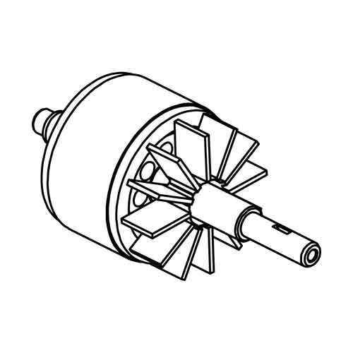 09328 - Santos #9 - Rotor komplett mit Lüfter