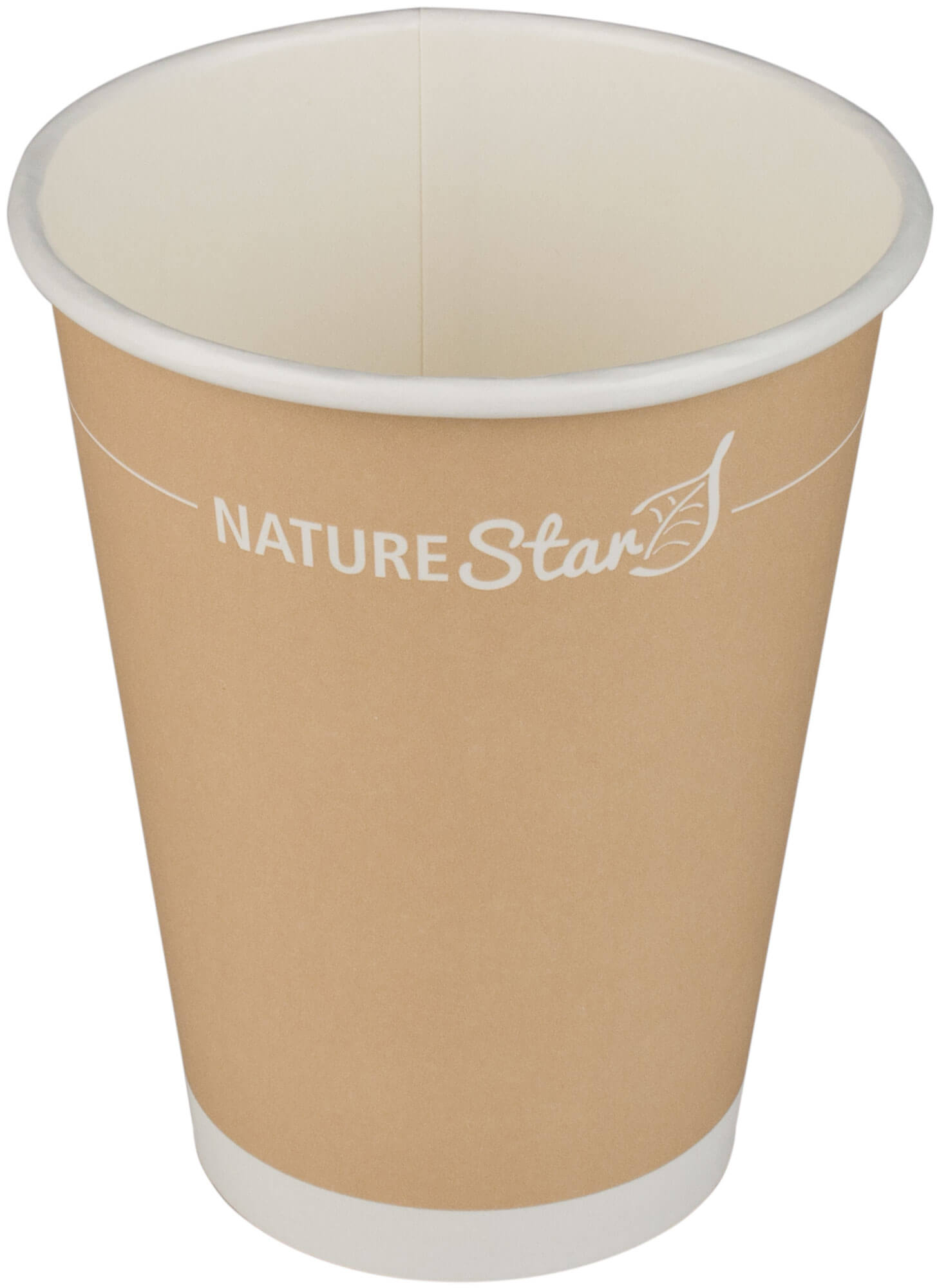 Kaffeebecher Papier, braun - 300ml, 9cm (50 Stk.)