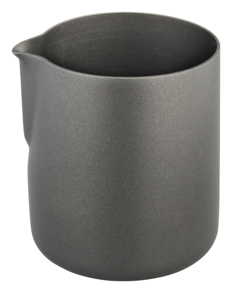 Mini Milchgießer, Metall, Antihaftbeschichtung schwarz - 150ml