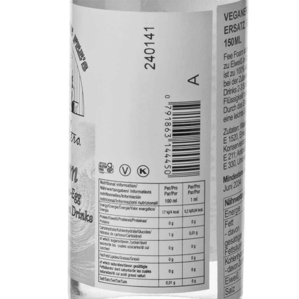 Eiweißersatz Fee Foam - Fee Brothers (150ml) Eiweißersatz Fee Foam - Fee Brothers (150ml)