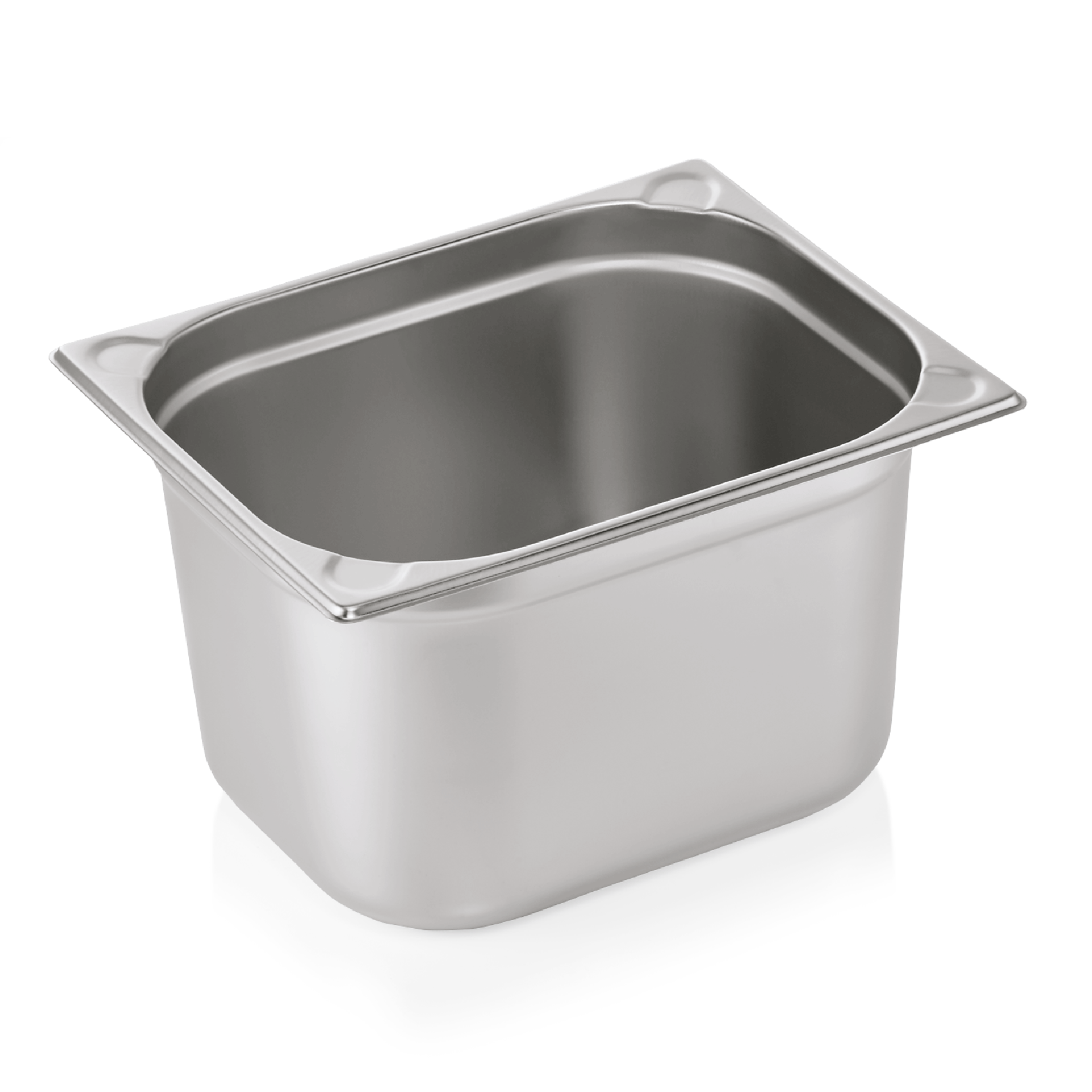 GN 1/2 Behälter, U-Ecken, CNS - H 20cm (Serie GN CORE)