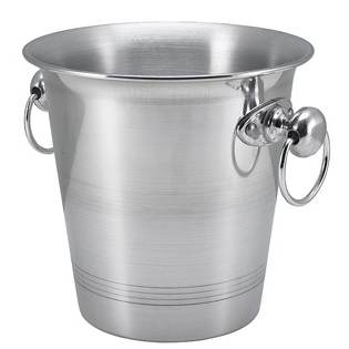 Flaschenkühler / Weinkühler, Aluminium, mit Ringgriffen - 3,25l Flaschenkühler / Weinkühler, Aluminium, mit Ringgriffen - 3,25l