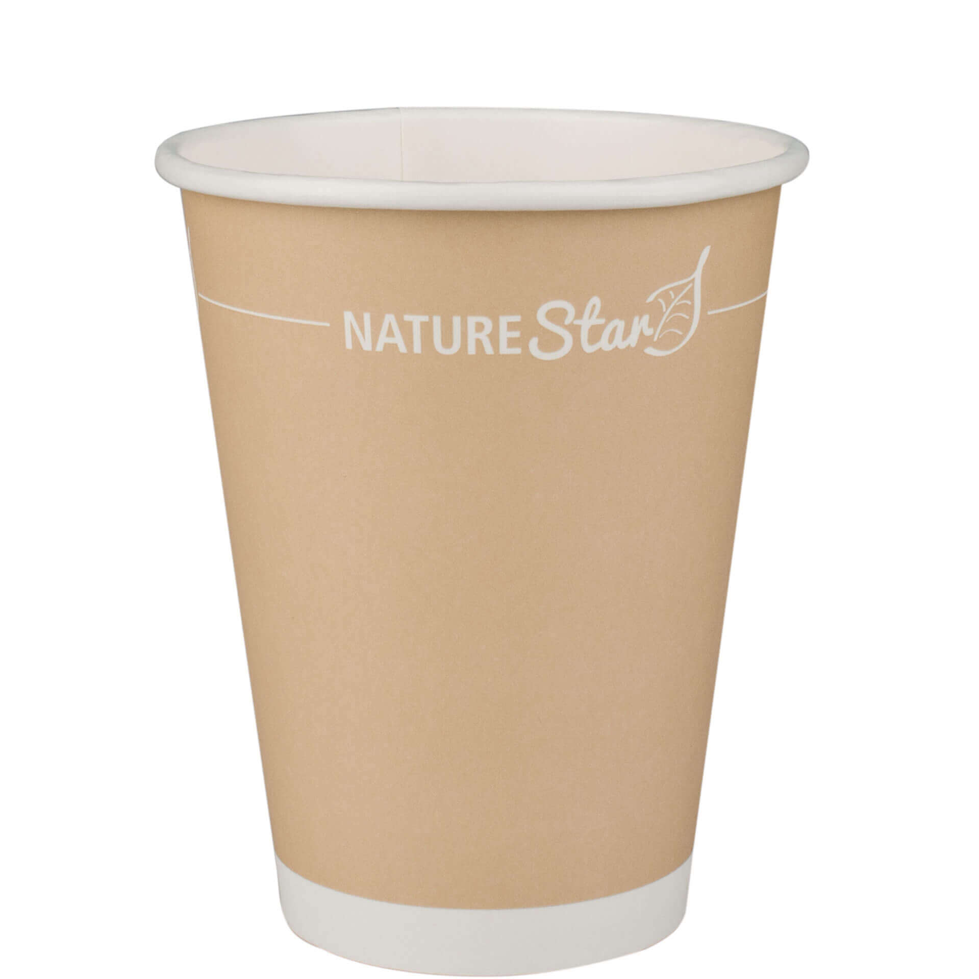 Kaffeebecher Papier, braun - 300ml