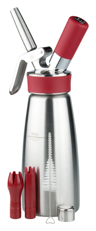 iSi Sahnebereiter "Gourmet Whip PLUS", Edelstahl - 0,5l