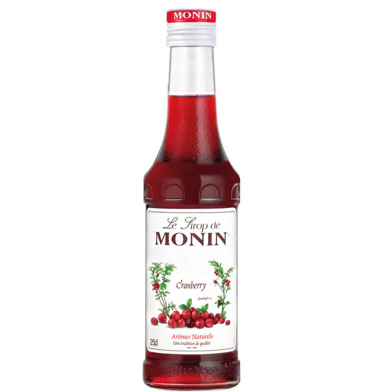 Cranberry - Monin Sirup Kleinflasche (0,25l)
