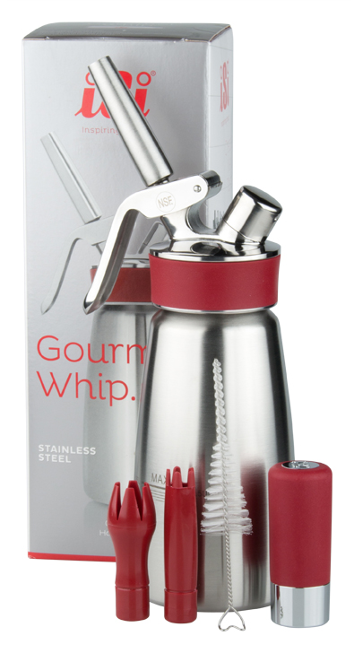 iSi Sahnebereiter "Gourmet Whip PLUS", Edelstahl - 0,25l