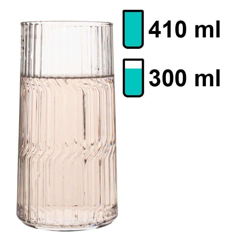 Longdrinkglas Dunes, Pasabahce - 410ml (1 Stk.)