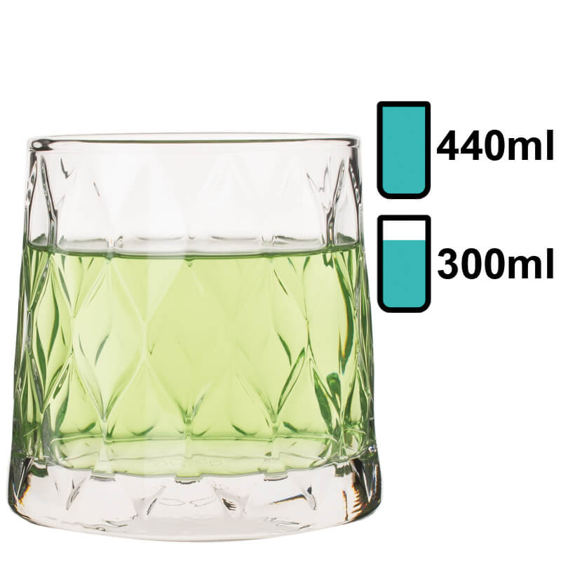 Whiskyglas Leafy, Pasabahce - 440ml (1 Stk.) Whiskyglas Leafy, Pasabahce - 440ml (1 Stk.)