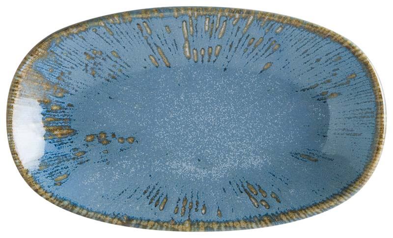 Bonna Snell Sky Gourmet Platte oval 24x14cm blau - 12 Stück Bonna Snell Sky Gourmet Platte oval 24x14cm blau - 12 Stück