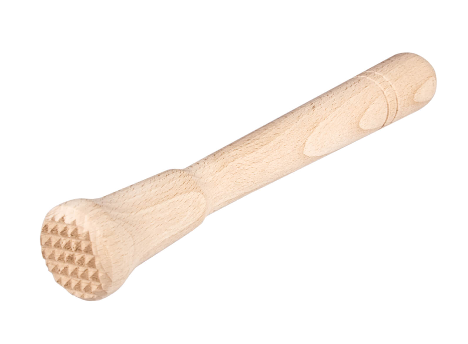 Barstößel, waffelförmiges Ende - Holz (22cm)