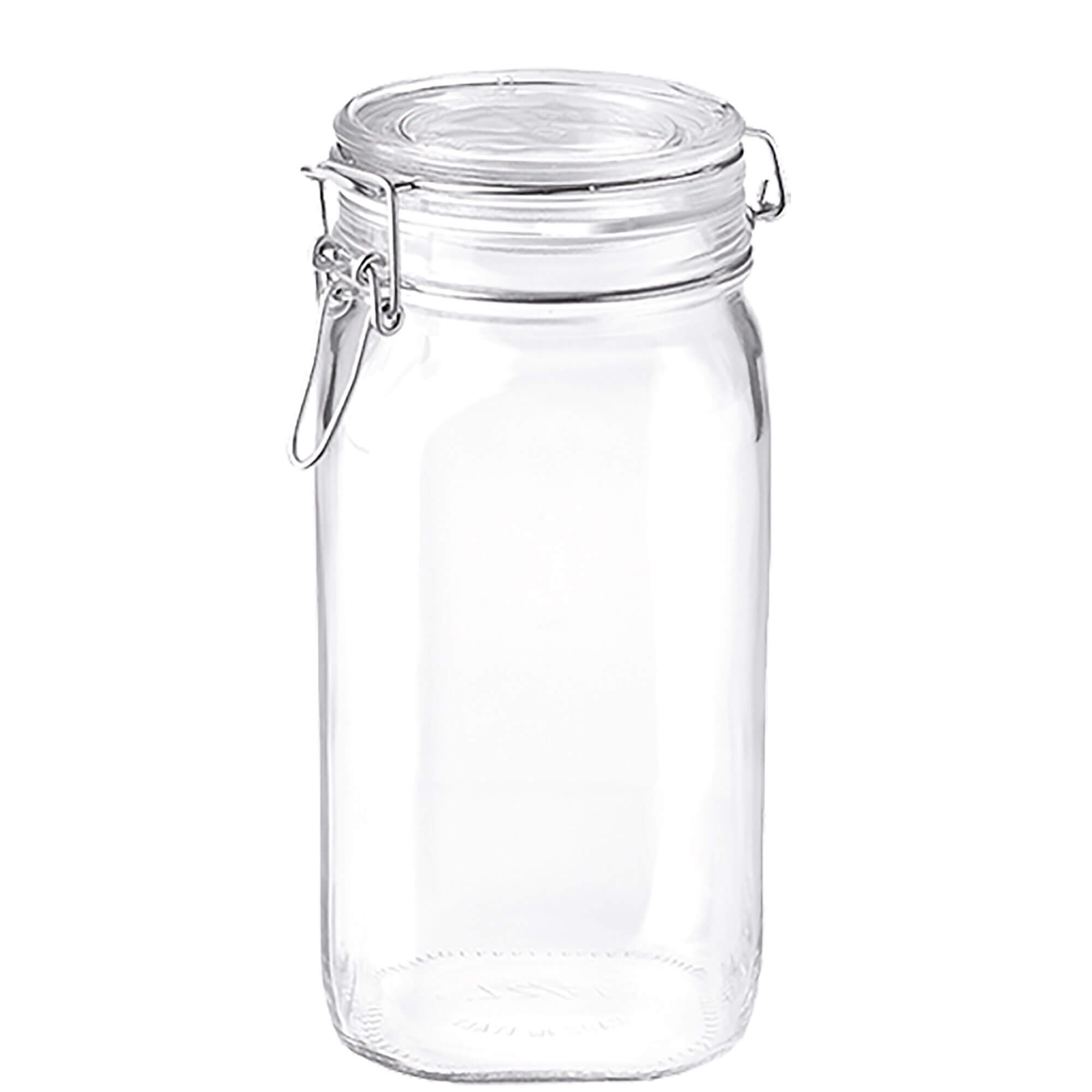 Drahtbügelglas / Einmachglas Fido eckig - 1620ml