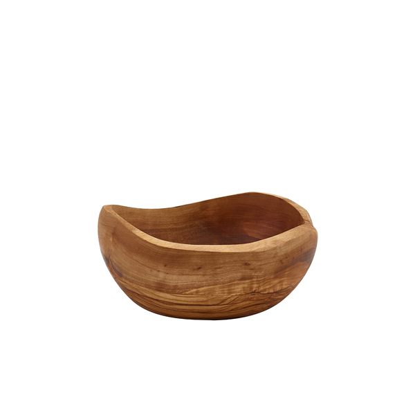 Rustikale Schüssel aus Olivenholz - 15 cm (6 Stk.) Rustikale Schüssel aus Olivenholz - 15 cm (6 Stk.)