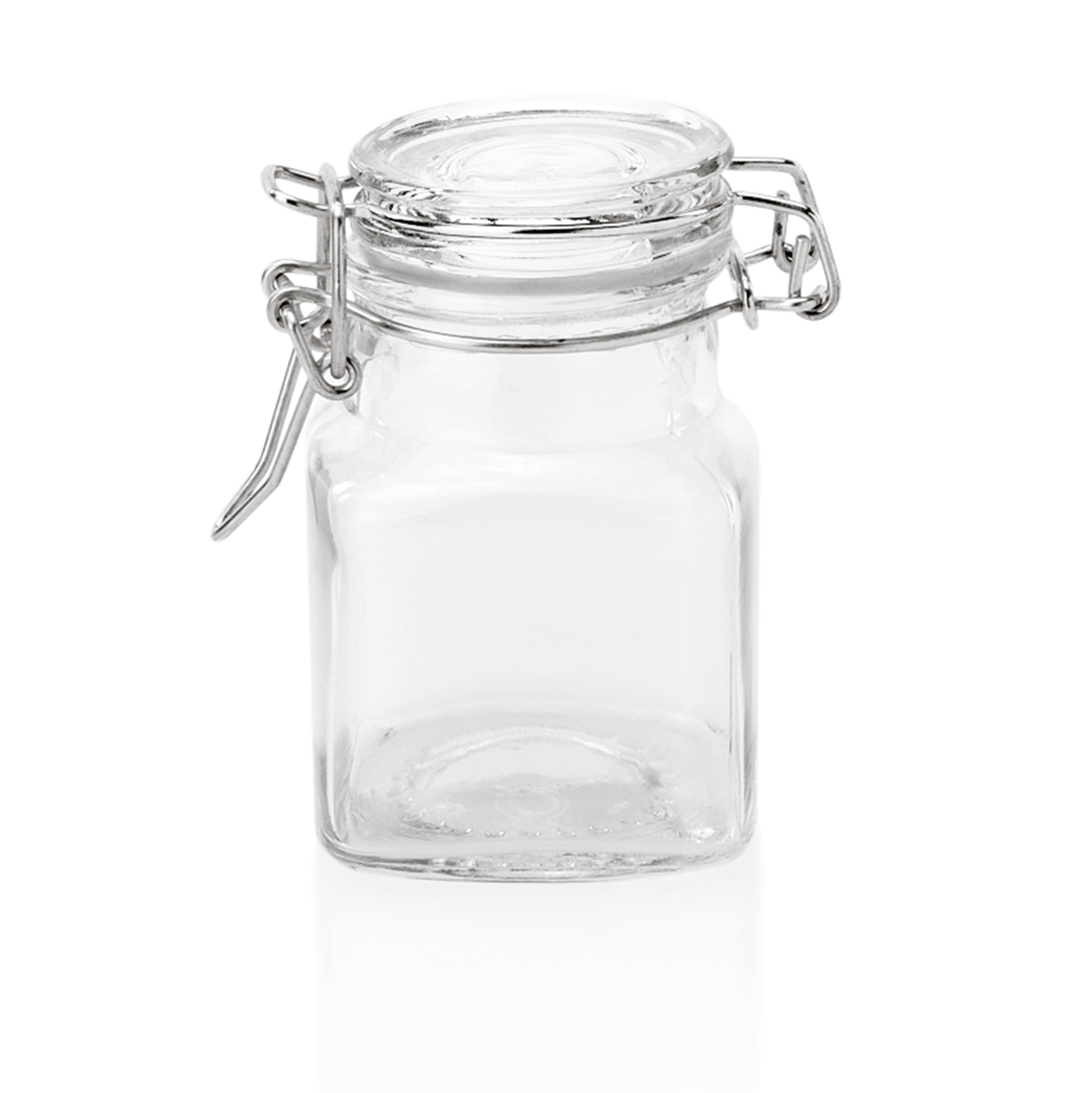 Bügelverschlussglas, Opal-/Hartglas - 100ml Bügelverschlussglas, Opal-/Hartglas - 100ml