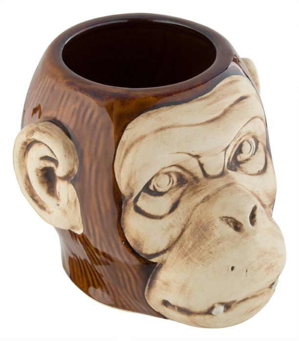 Tiki Becher "Monkey", shiny finish - 550ml