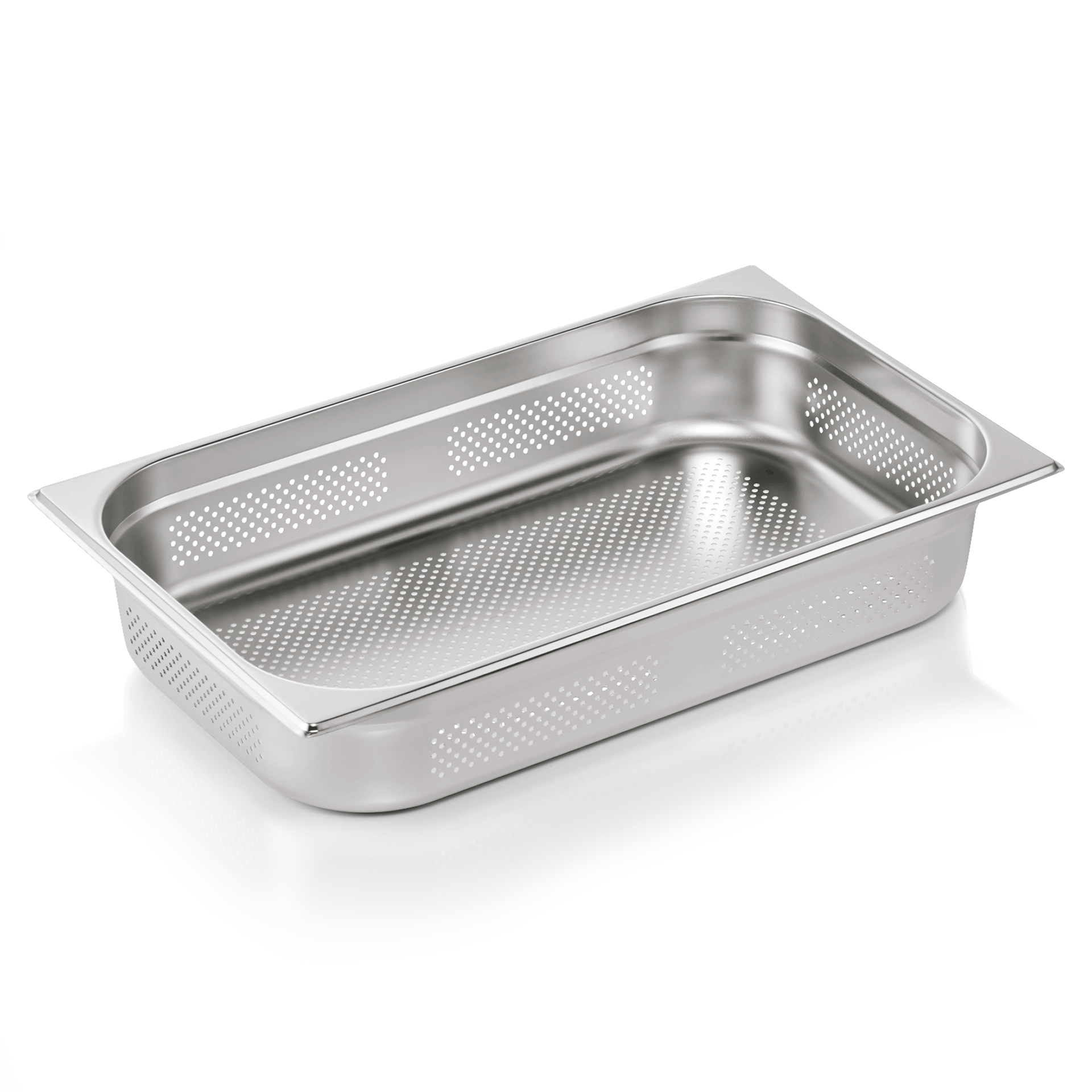 GN 1/1 Behälter, mit Seiten- & Bodenlochung,CNS, GN ESSENTIALS - 10cm (6 Stk.)