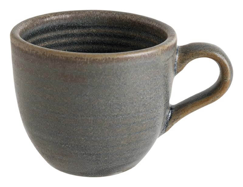 Bonna Hornfels Ripple Obertasse 10cl grau - 6 Stück Bonna Hornfels Ripple Obertasse 10cl grau - 6 Stück