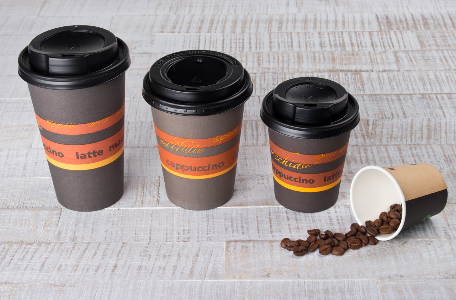Premium Kaffeebecher - 0,12; 0,2; 0,3; 0,4l