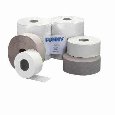 Jumbo Toilettenpapier 1lg. - natur (6Stk.)