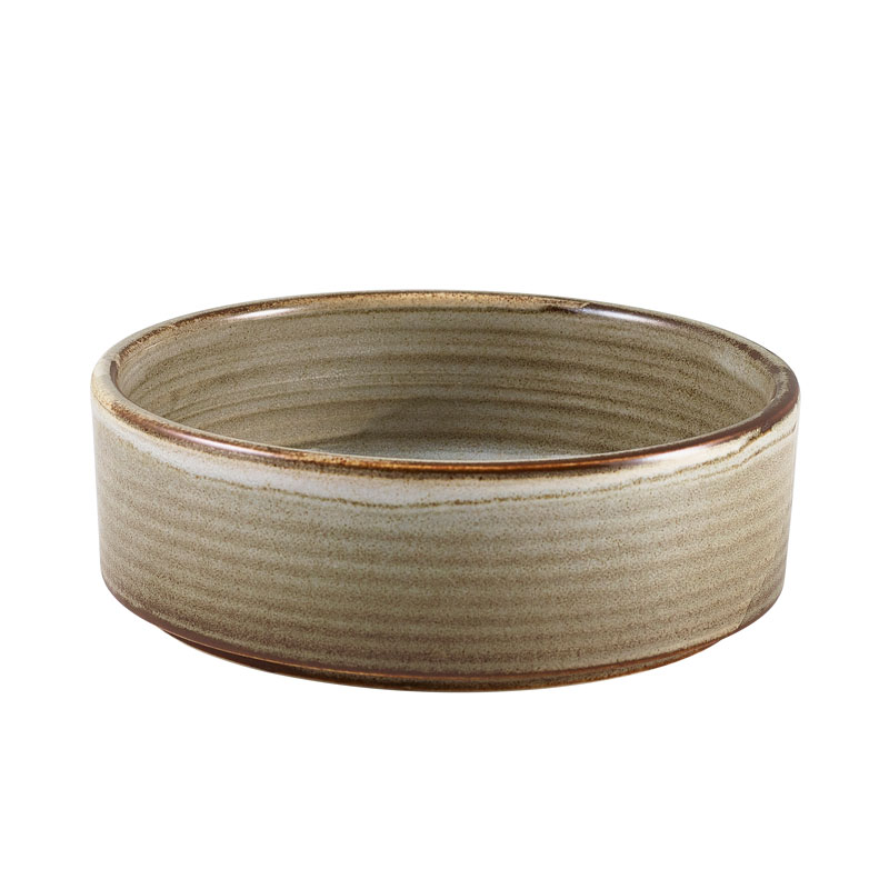 Präsentations-Schale Terra Smoke Grey – 13 cm (6 Stk.)