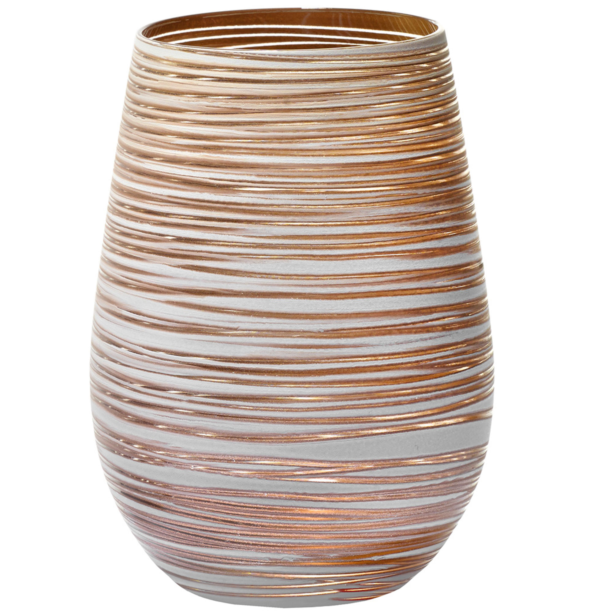 Becher Twister weiß-bronze, Stölzle - 465ml