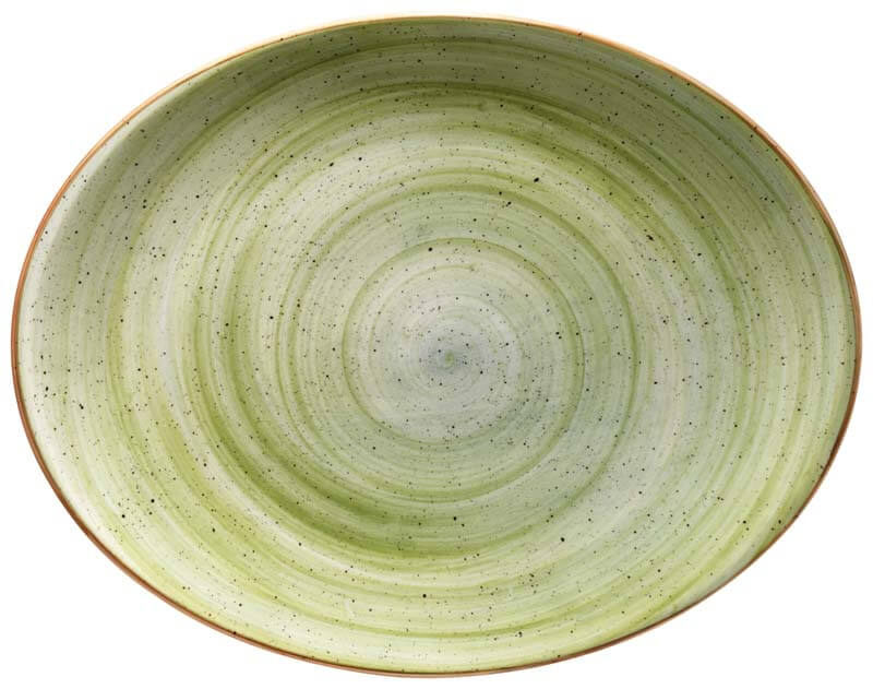 Bonna Aura Therapy Moove Platte oval 31x24cm grün - 6 Stück Bonna Aura Therapy Moove Platte oval 31x24cm grün - 6 Stück
