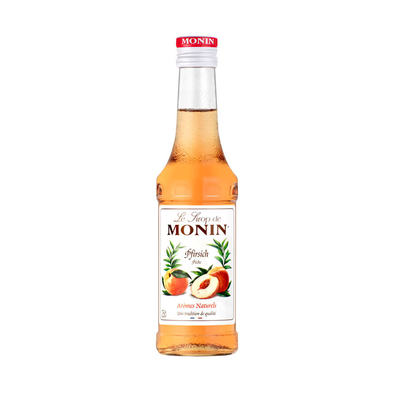 Pfirsich - Monin Sirup Kleinflasche (0,25l) Pfirsich - Monin Sirup Kleinflasche (0,25l)