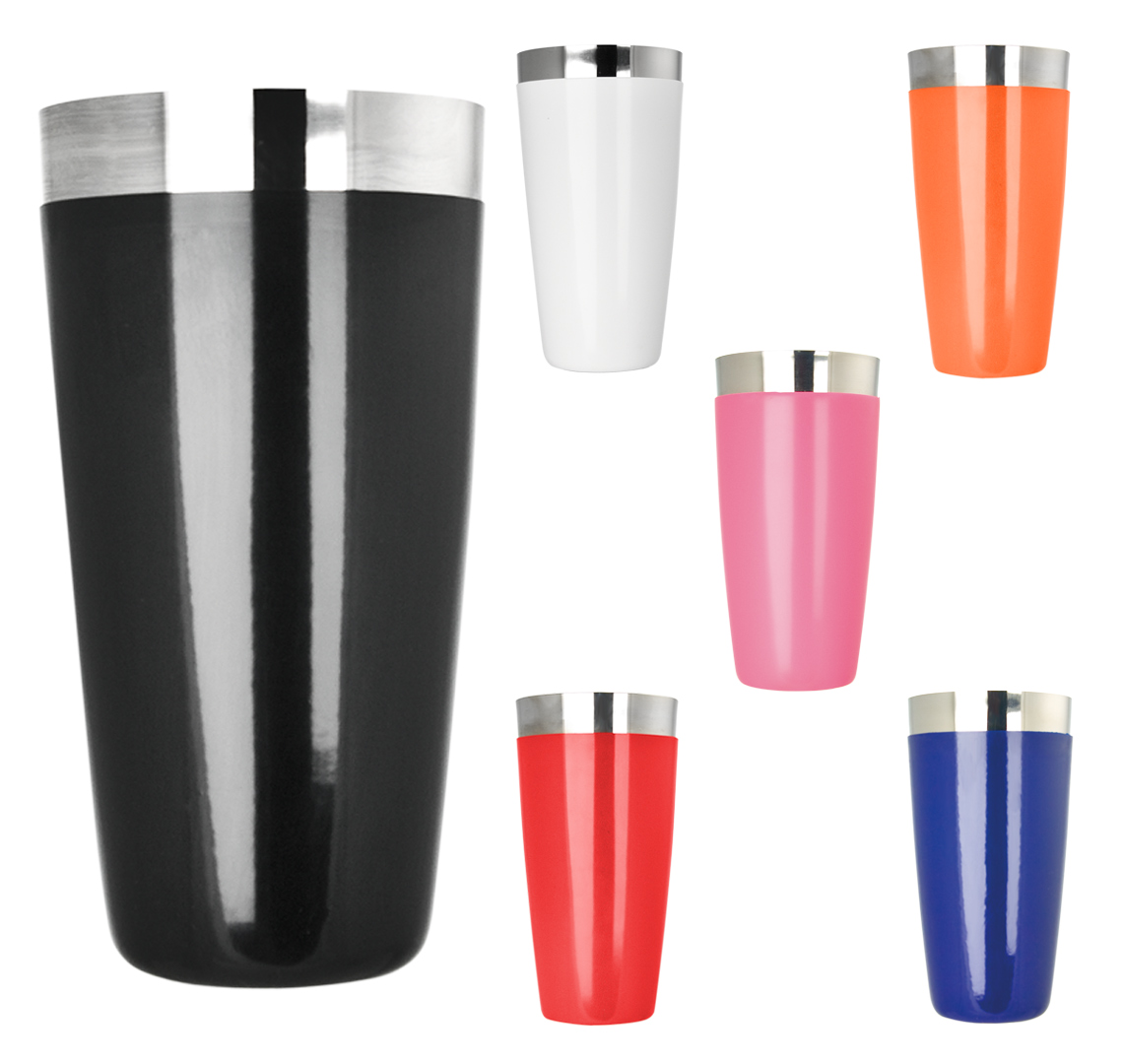 Boston Shaker - Edelstahl, Vinylüberzug - verschiedene Farben  (850ml)