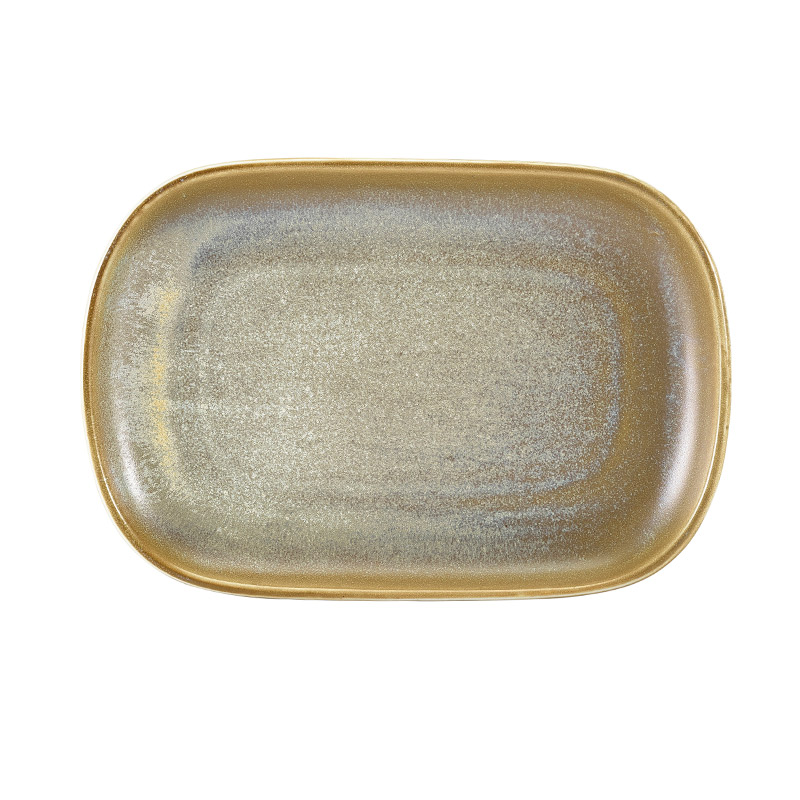 Rechteckiger Teller Terra Matt Grey – 24 × 16,5 cm (6 Stk.)