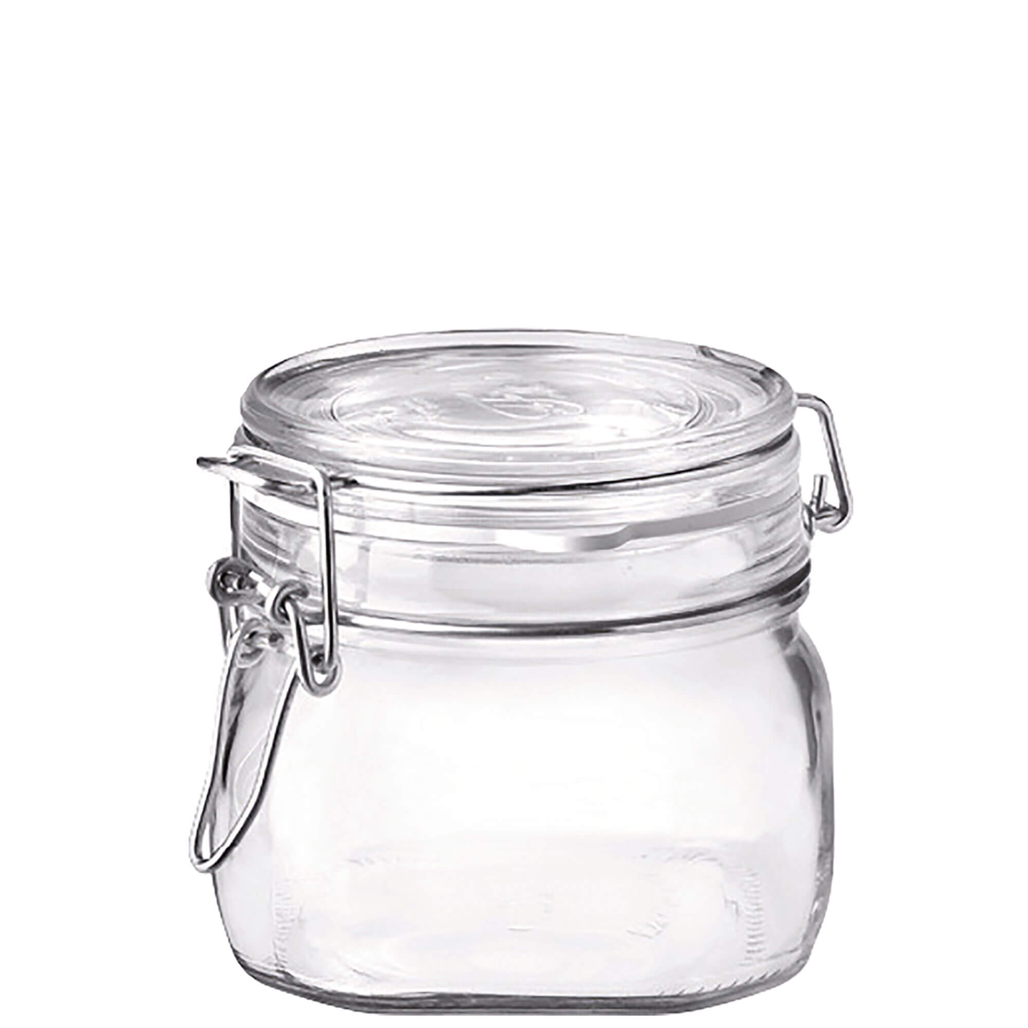 Drahtbügelglas / Einmachglas Fido eckig - 560ml