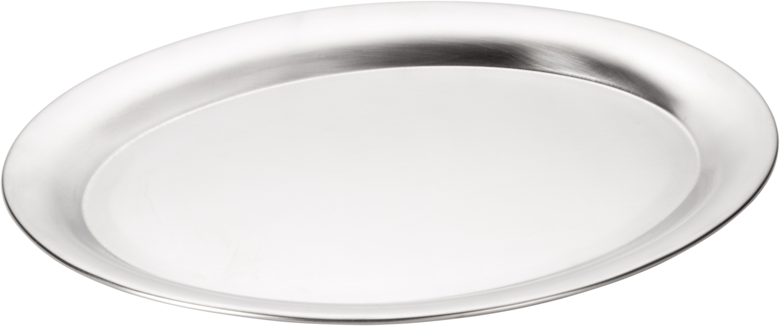 Serviertablett oval, Edelstahl matt - 23x17cm