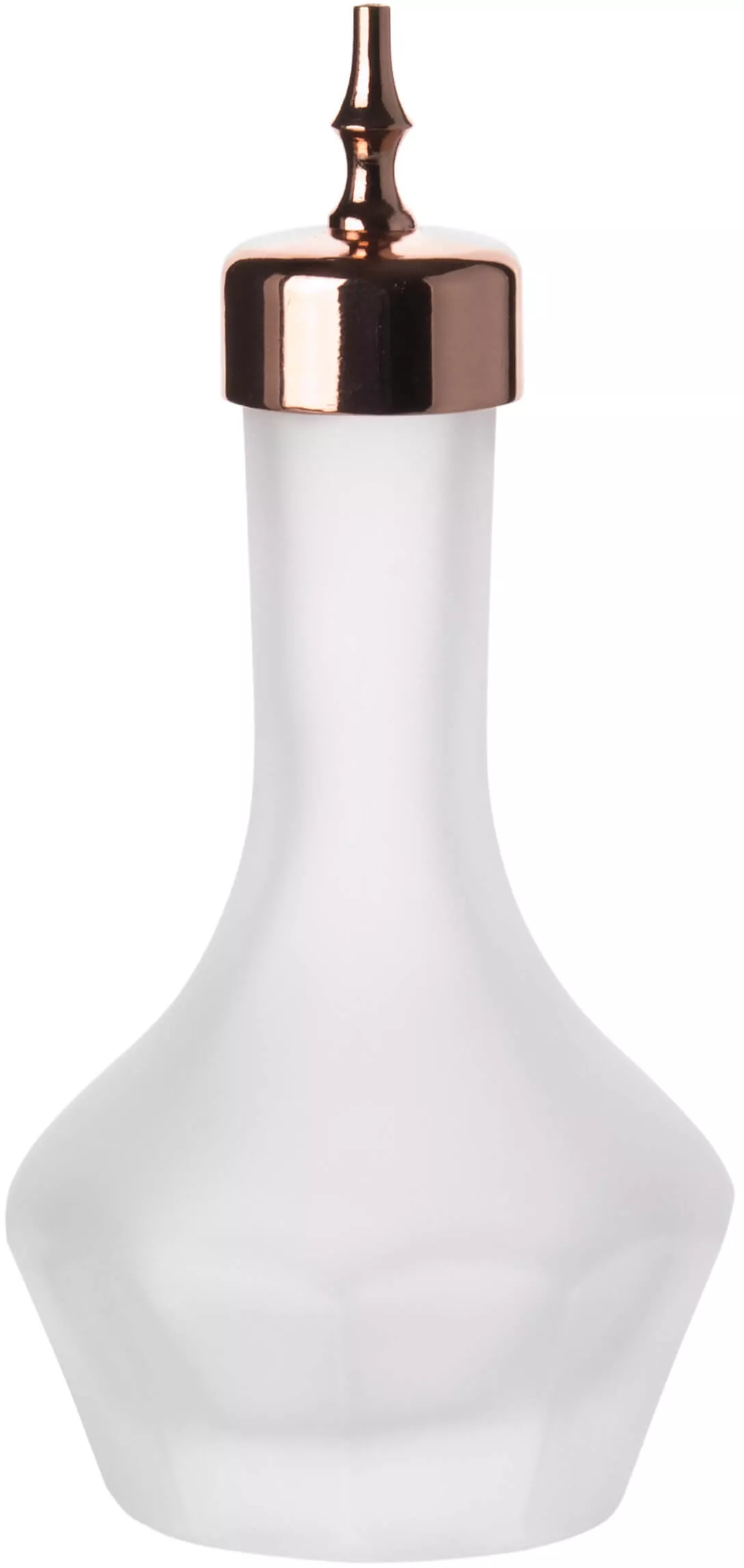 Bitterflasche satiniert, Prime Bar, Ausgießer kupferfarben - 50ml Bitterflasche satiniert, Prime Bar, Ausgießer kupferfarben - 50ml
