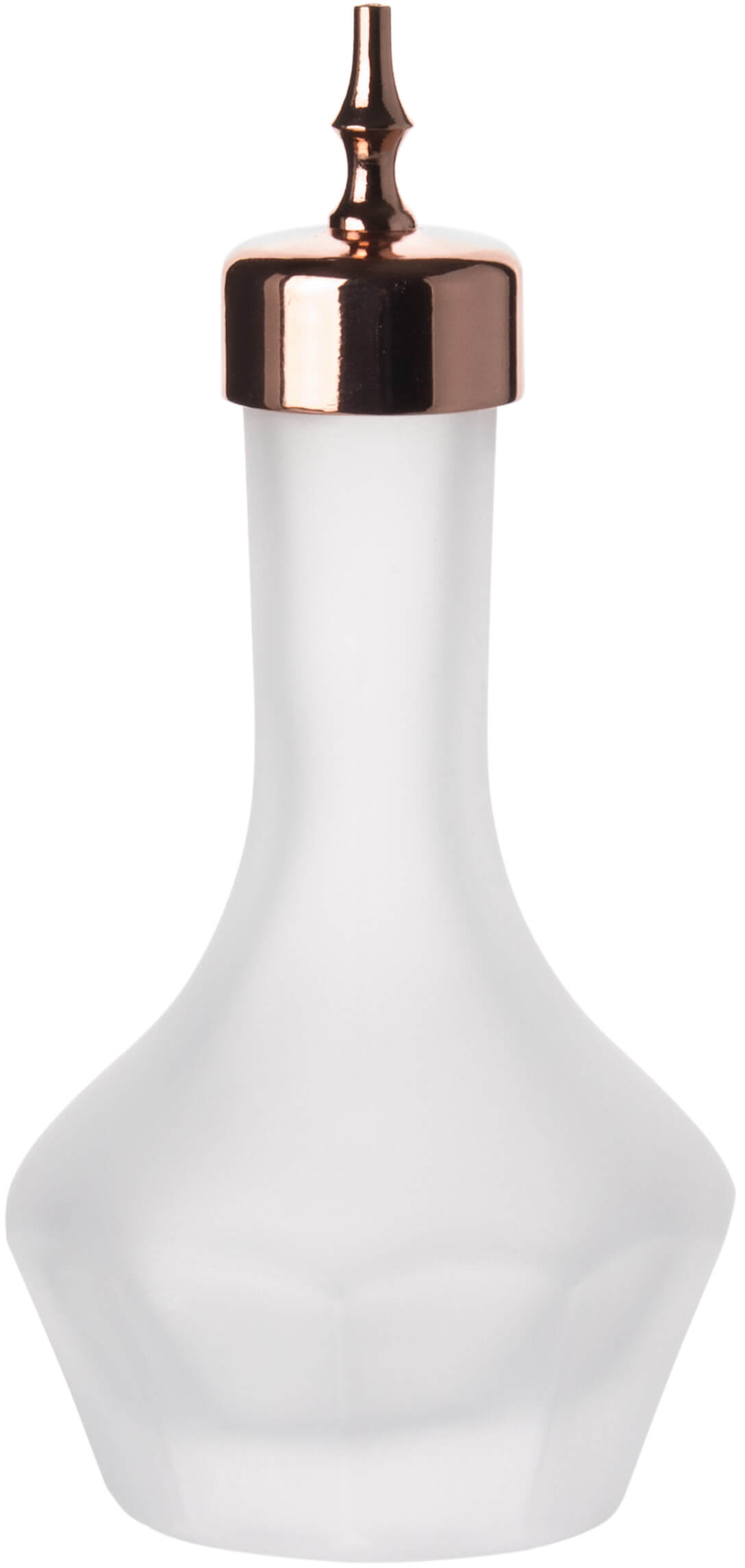 Bitterflasche satiniert, Prime Bar, Ausgießer kupferfarben - 50ml