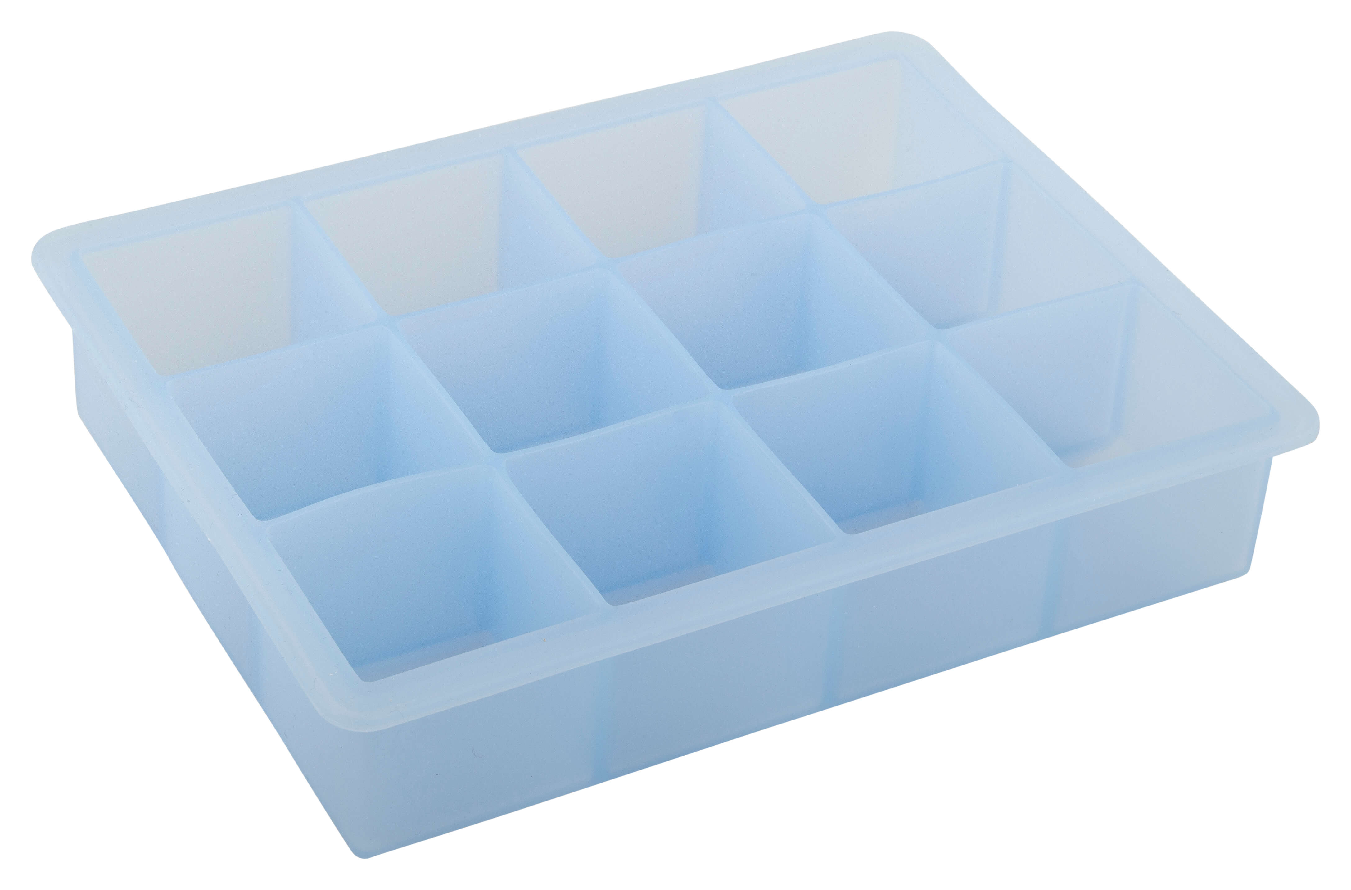 Eiswürfelform Cubes, 12 Würfel, Lurch - Platin-Silikon (4cm)