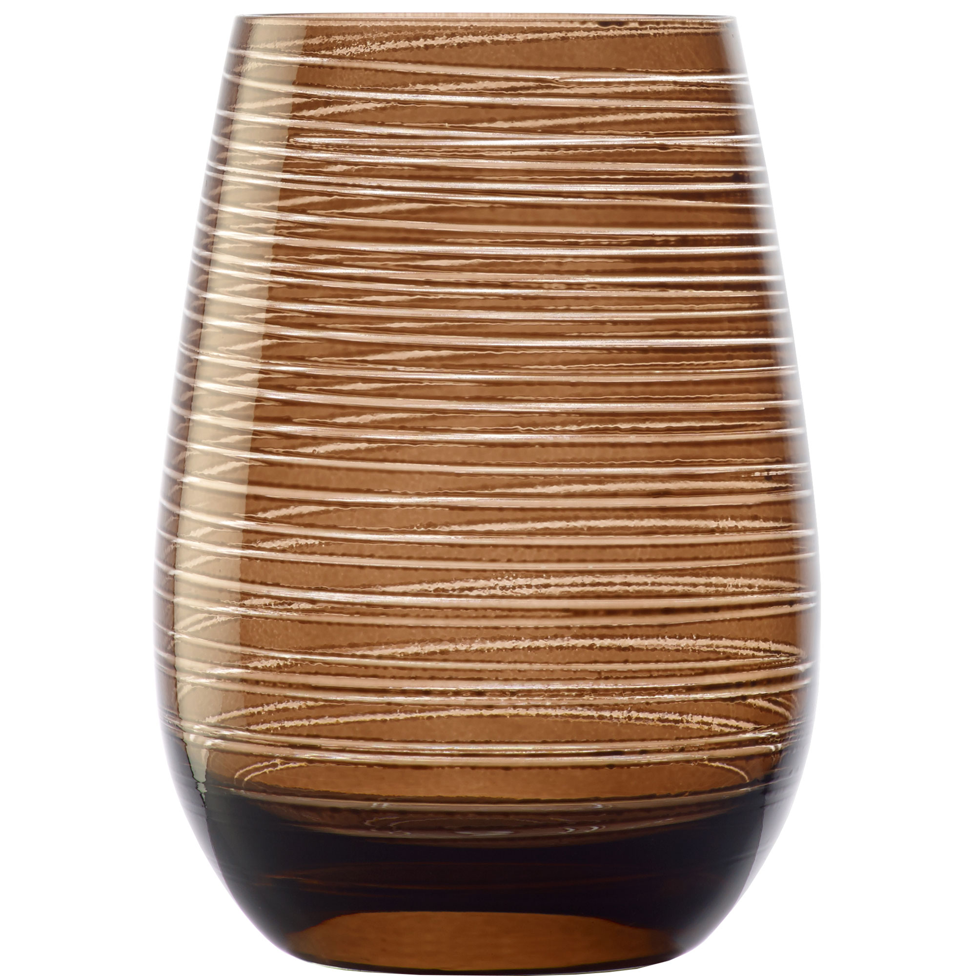 Becher Twister braun, Stölzle - 465ml
