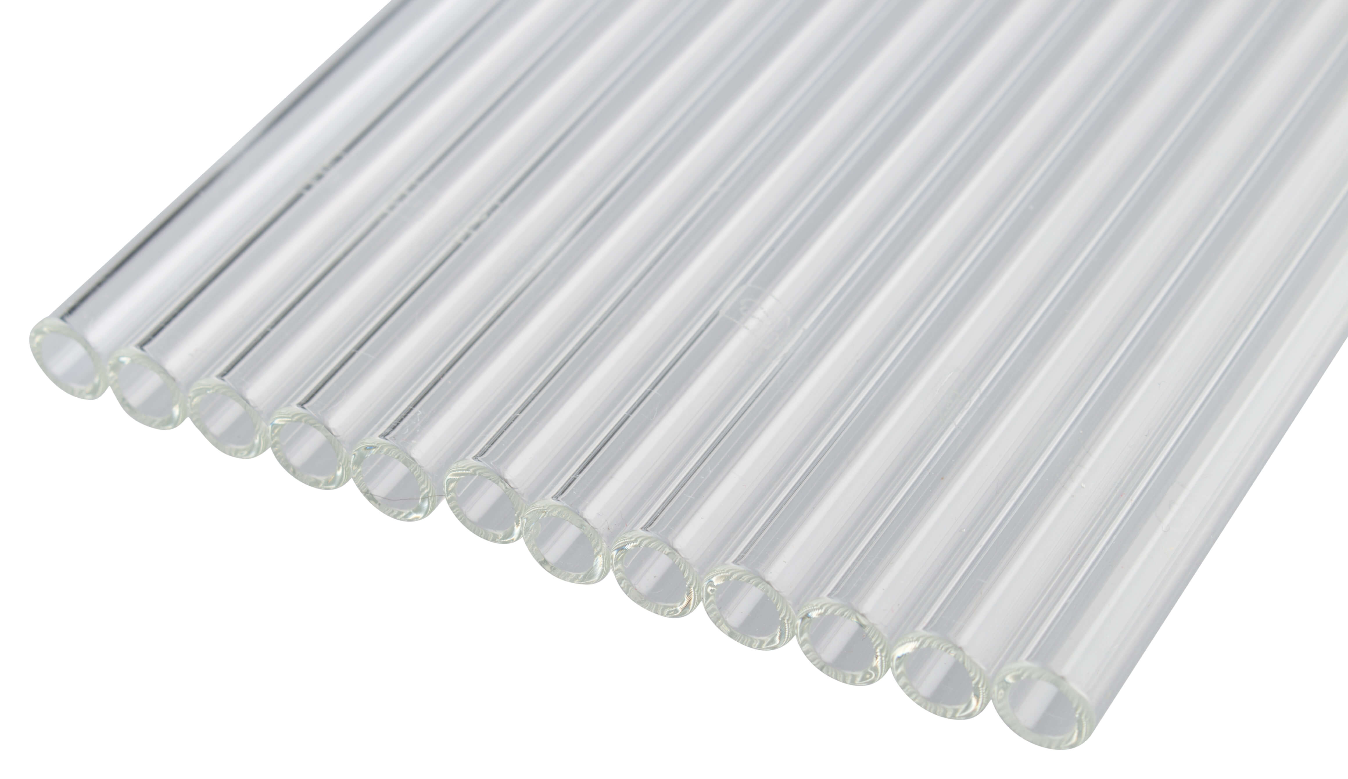 Glastrinkhalme (9x200mm), Leonardo - klar (12 Stk.)