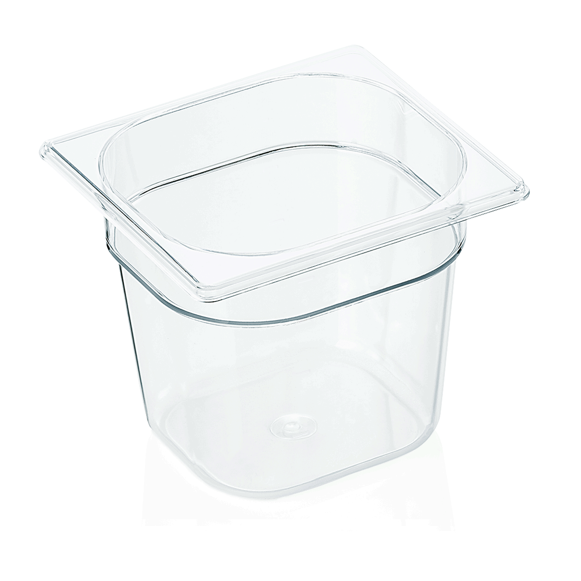 GN 1/6 Behälter mit Skalierung, Polycarbonat transparent - H 15cm (Serie GN 94) GN 1/6 Behälter mit Skalierung, Polycarbonat transparent - H 15cm (Serie GN 94)