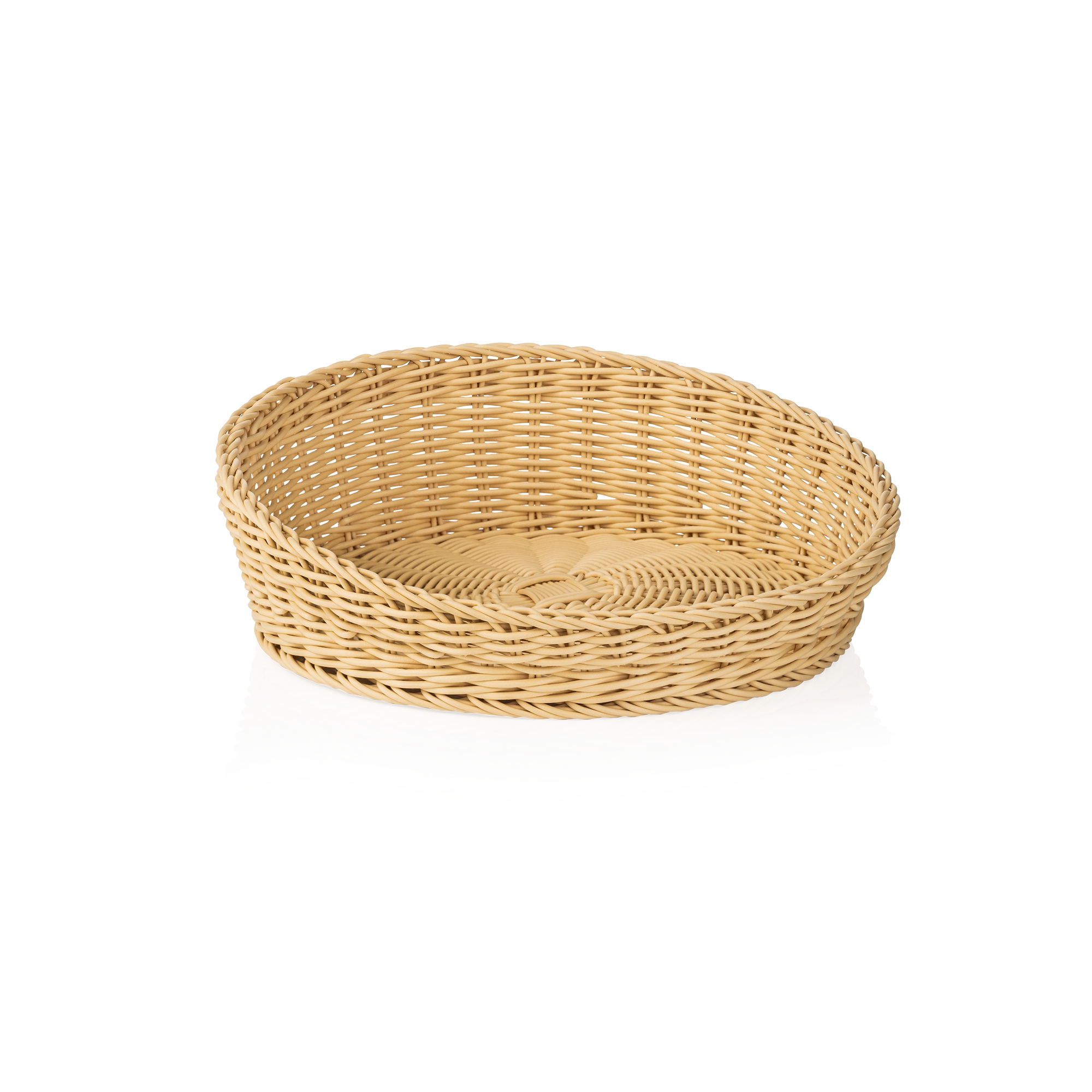 Korb Polypropylen hellbeige - 37x31x12/6cm Korb Polypropylen hellbeige - 37x31x12/6cm
