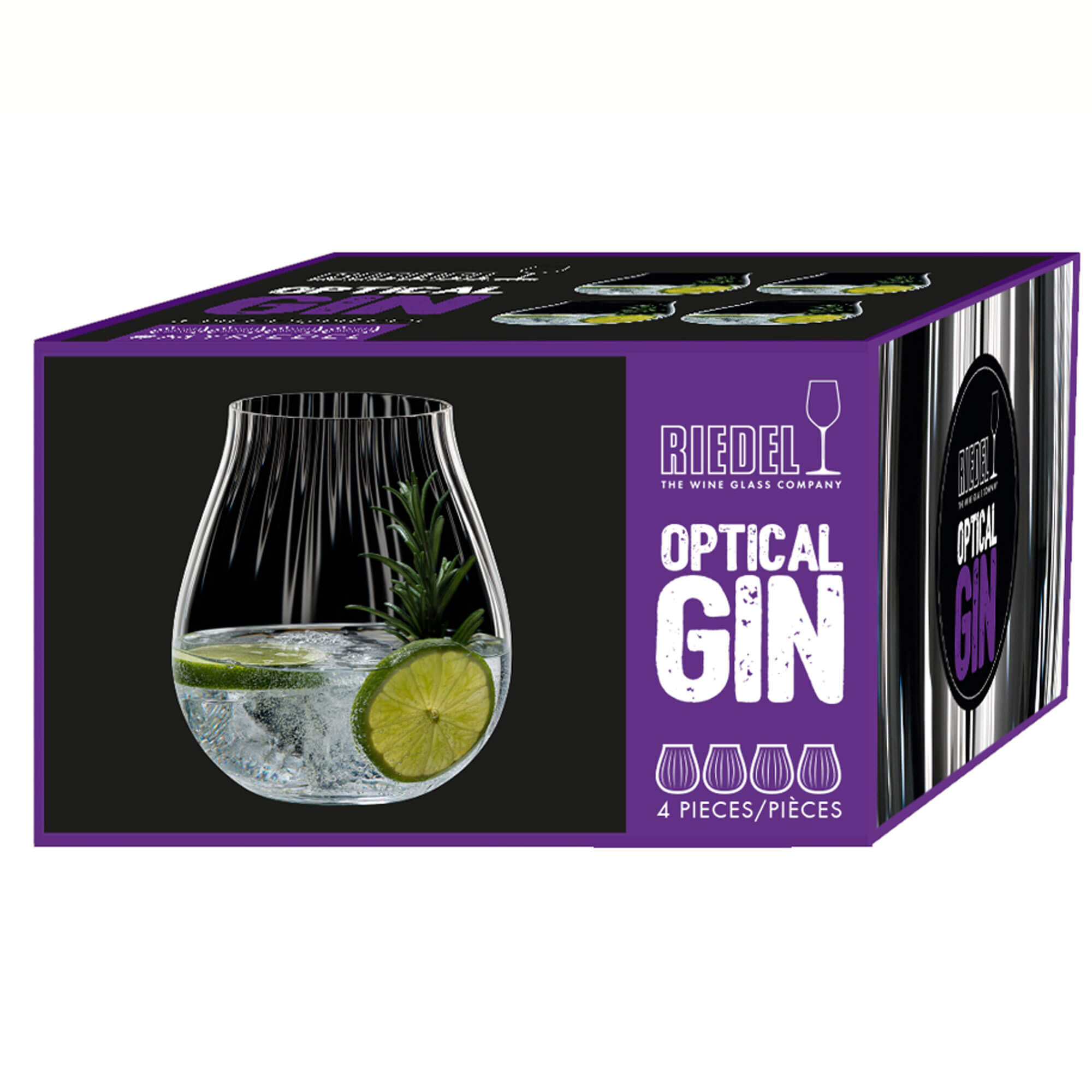 Gin Glas Optical O, Riedel - 762ml (4 Stk.)