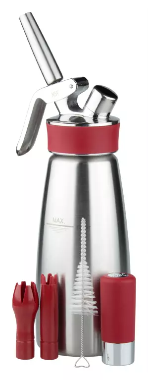 iSi Sahnebereiter "Gourmet Whip PLUS", Edelstahl - 0,5l iSi Sahnebereiter "Gourmet Whip PLUS", Edelstahl - 0,5l