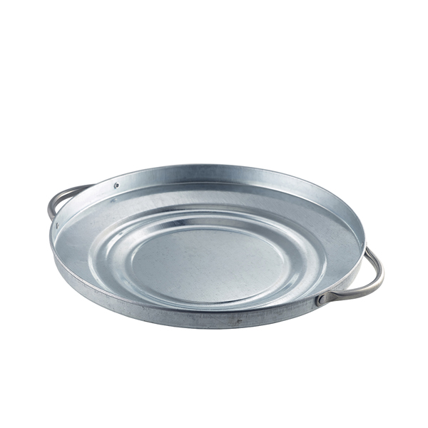 Teller Mülleimerdeckel-Optik - verzinkter Stahl Teller Mülleimerdeckel-Optik - verzinkter Stahl